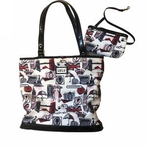 LULU by LULU GUINNESS Bag and Matching Wallet
